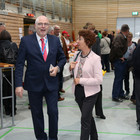 Bürgermeister Stolz mit der zukünftigen Landtagsabgeordneten des Wahlkreises, Dorothea Wehinger