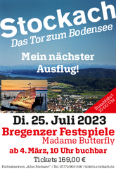 Ausflugsfahrt - Bregenzer Festspiele 2023
