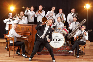 Jazz & Dünnele: Ladwigs Hot Jazz Orchestra in der Obsthalle beim Winkelstüble