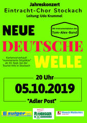 Konzert Eintrachtchor: Neue Deutsche Welle