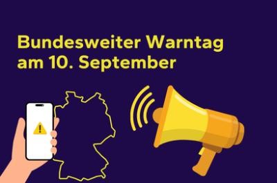 Eine Grafik zeigt ein Megaphone und ein Smartphone