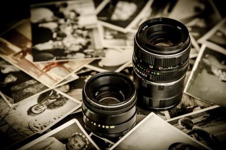 Eine Sammlung alter Fotografien