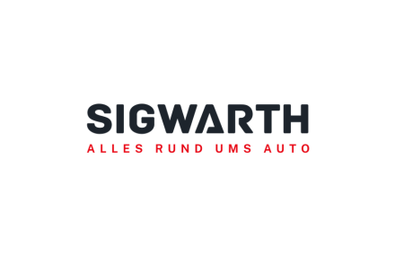 Zeigt das Logo des Betriebs