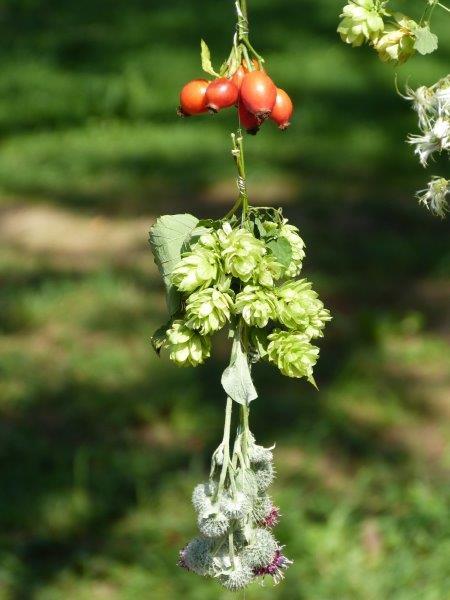 gebastelte Herbstkette