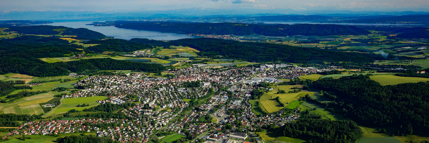Luftbild von Stockach