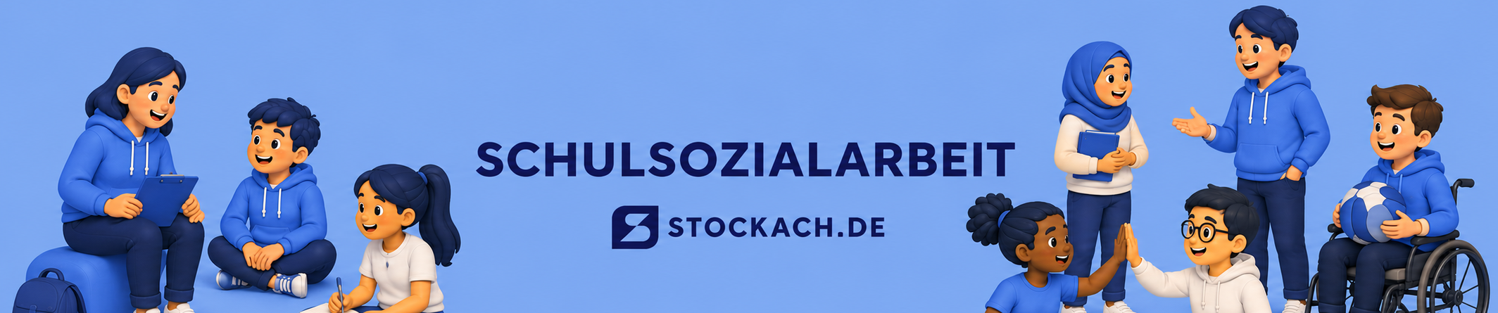 generiertes Bild von Kindern und LehrerInnen 
