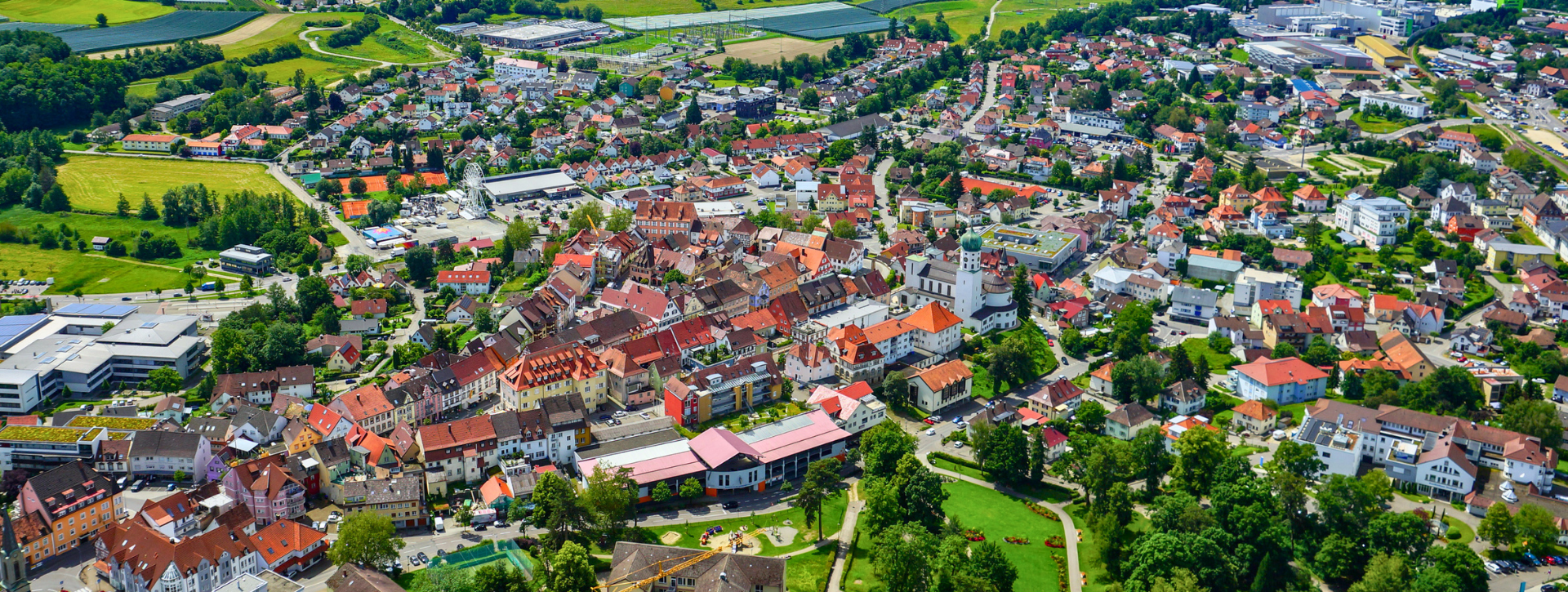 Luftbildaufnahme der Altsadt