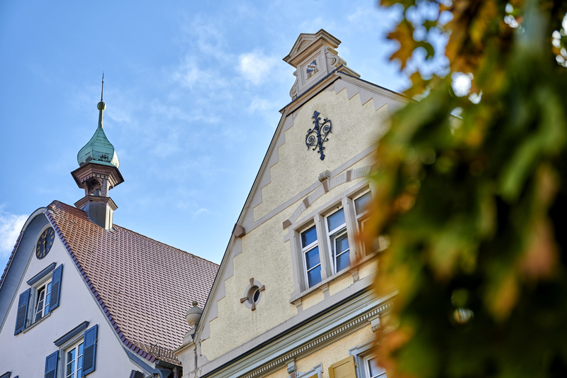 Zwei Gebäude der Altstadt in Stockach