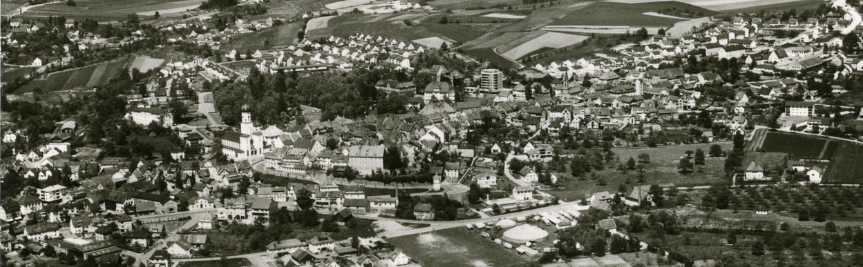 Luftbild von Stockach