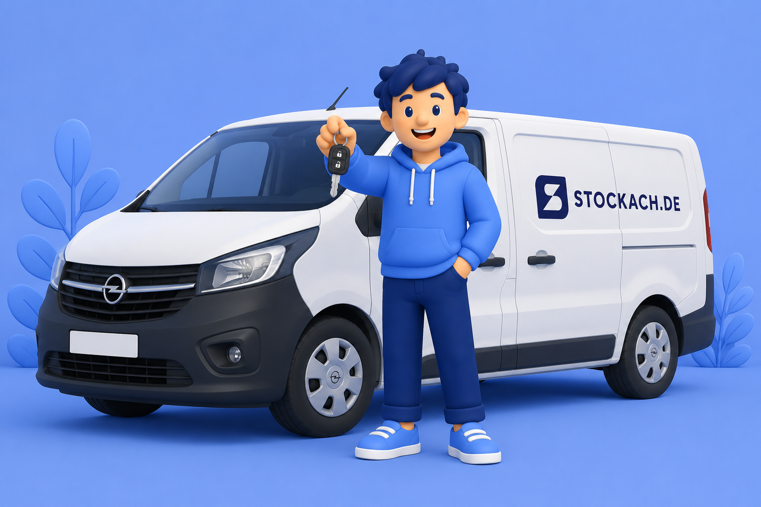 Junge mit Jugendmobil